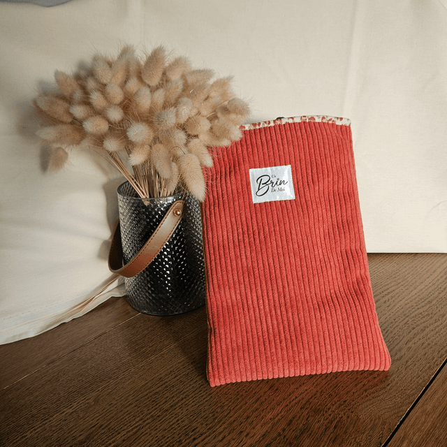 Housse de livre terracotta format Broché