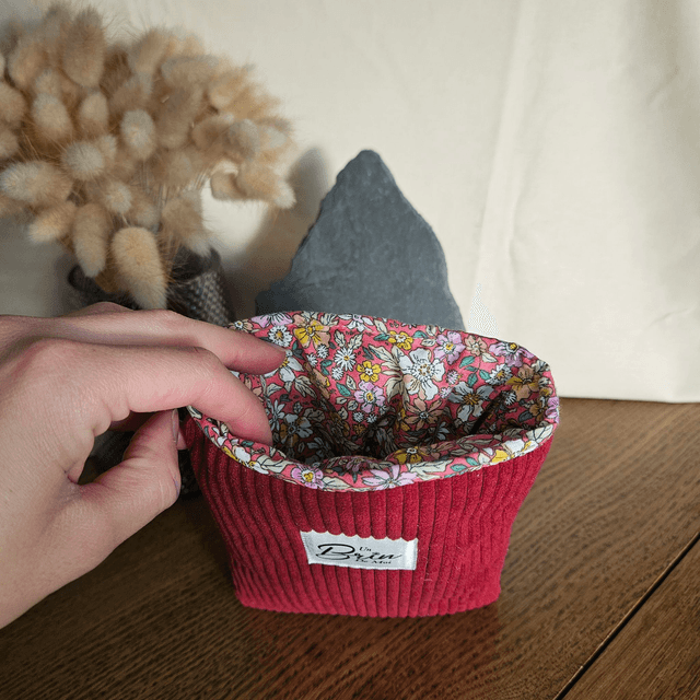 Housse de livre framboise format Poche
